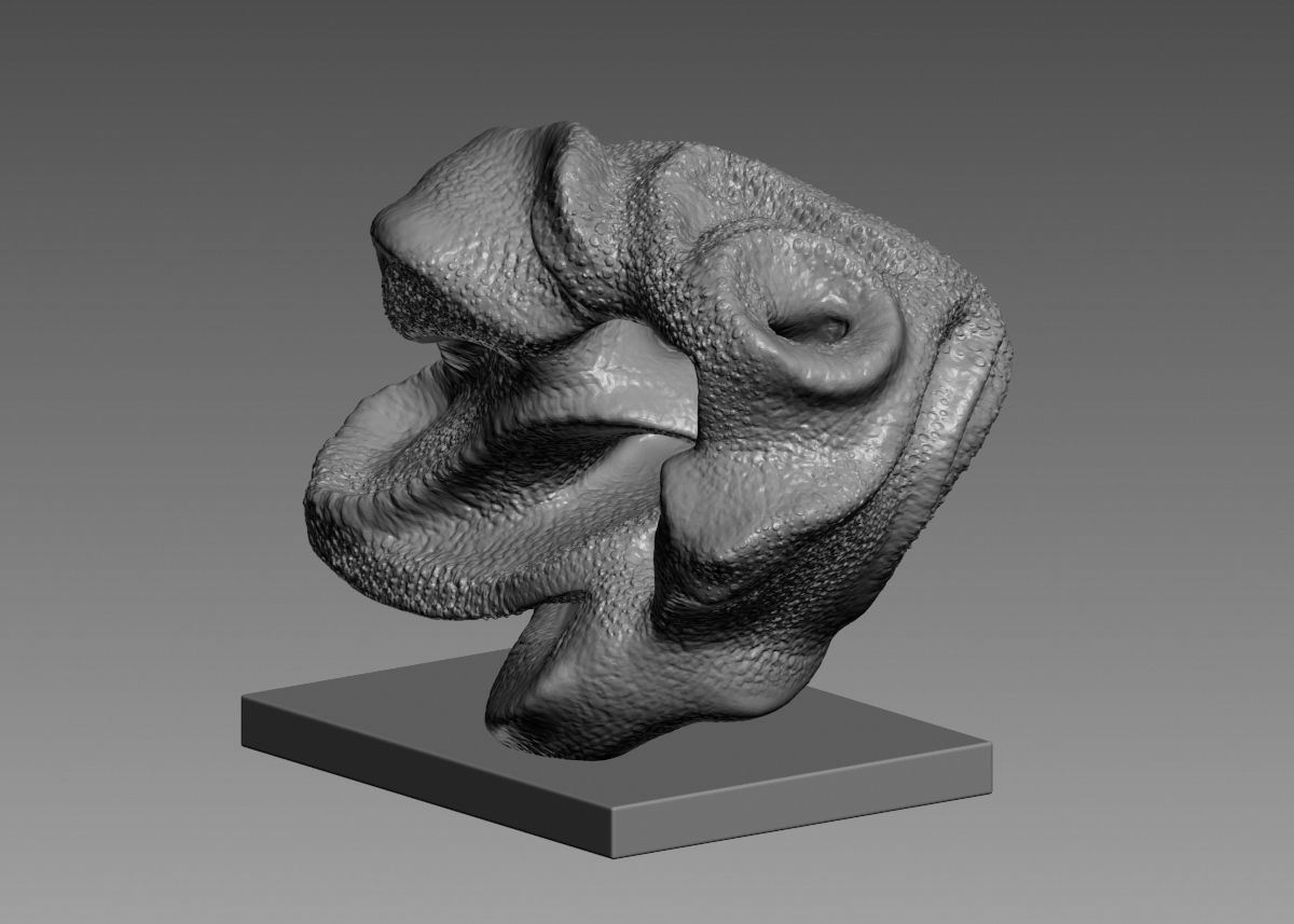 Modern Abstract Decorative sculpture 3d print model 3D print model_26