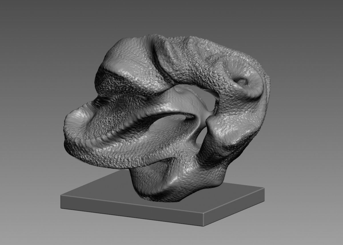 Modern Abstract Decorative sculpture 3d print model 3D print model_24