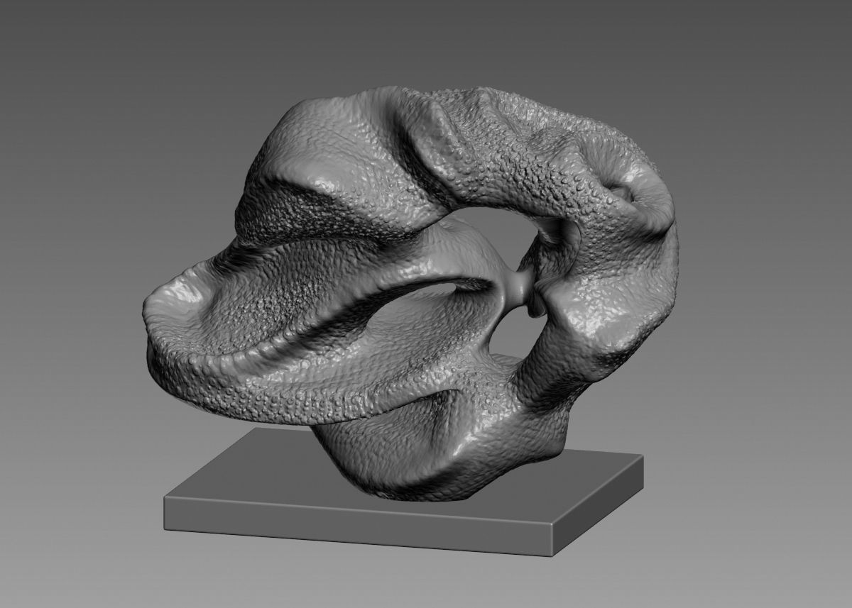 Modern Abstract Decorative sculpture 3d print model 3D print model_29
