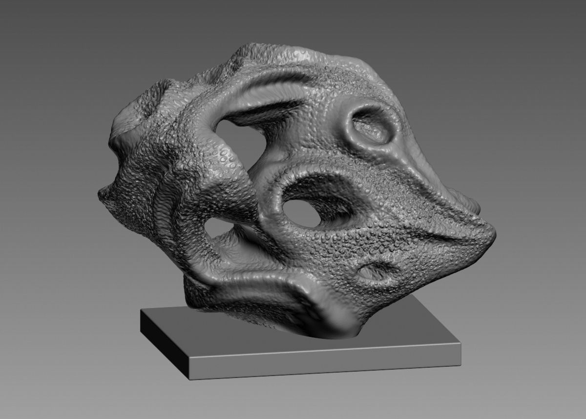 Modern Abstract Decorative sculpture 3d print model 3D print model_54