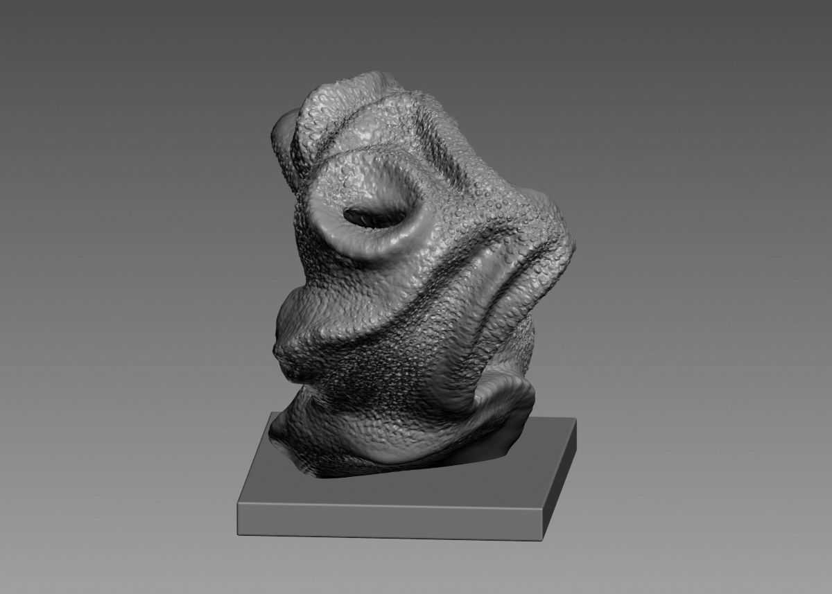 Modern Abstract Decorative sculpture 3d print model 3D print model_23