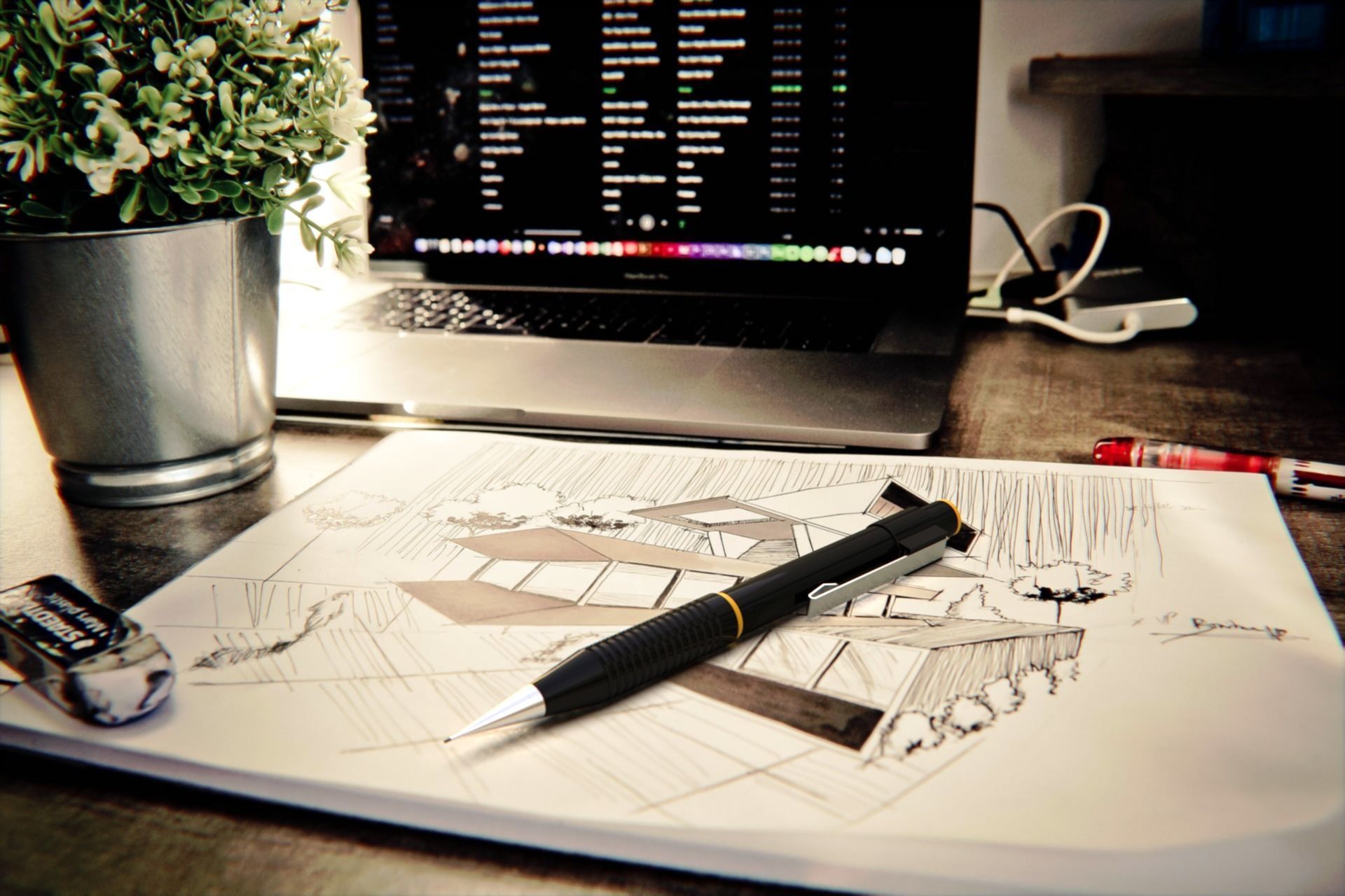 Mechanical Pencil 3D model_1