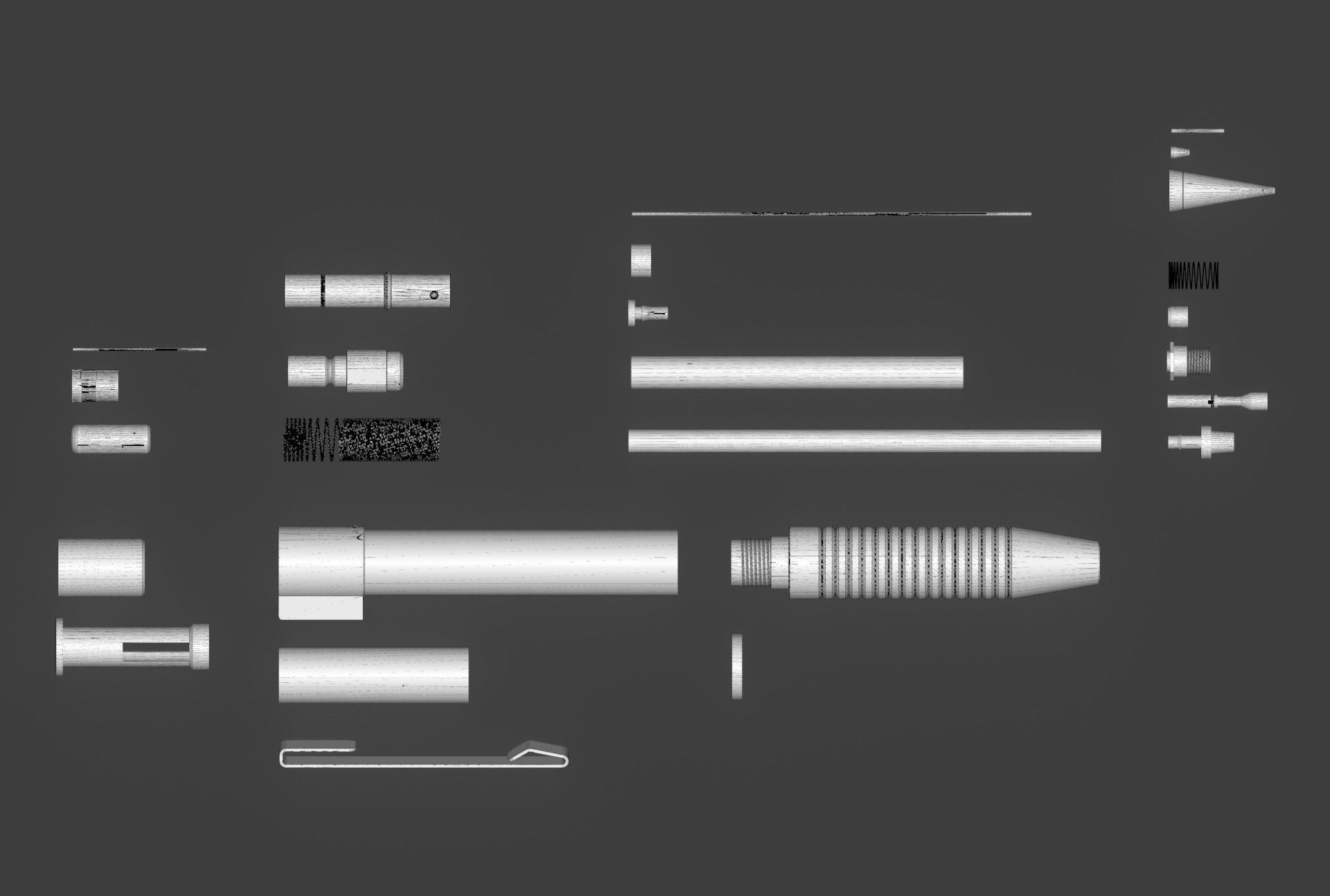 Mechanical Pencil 3D model_16