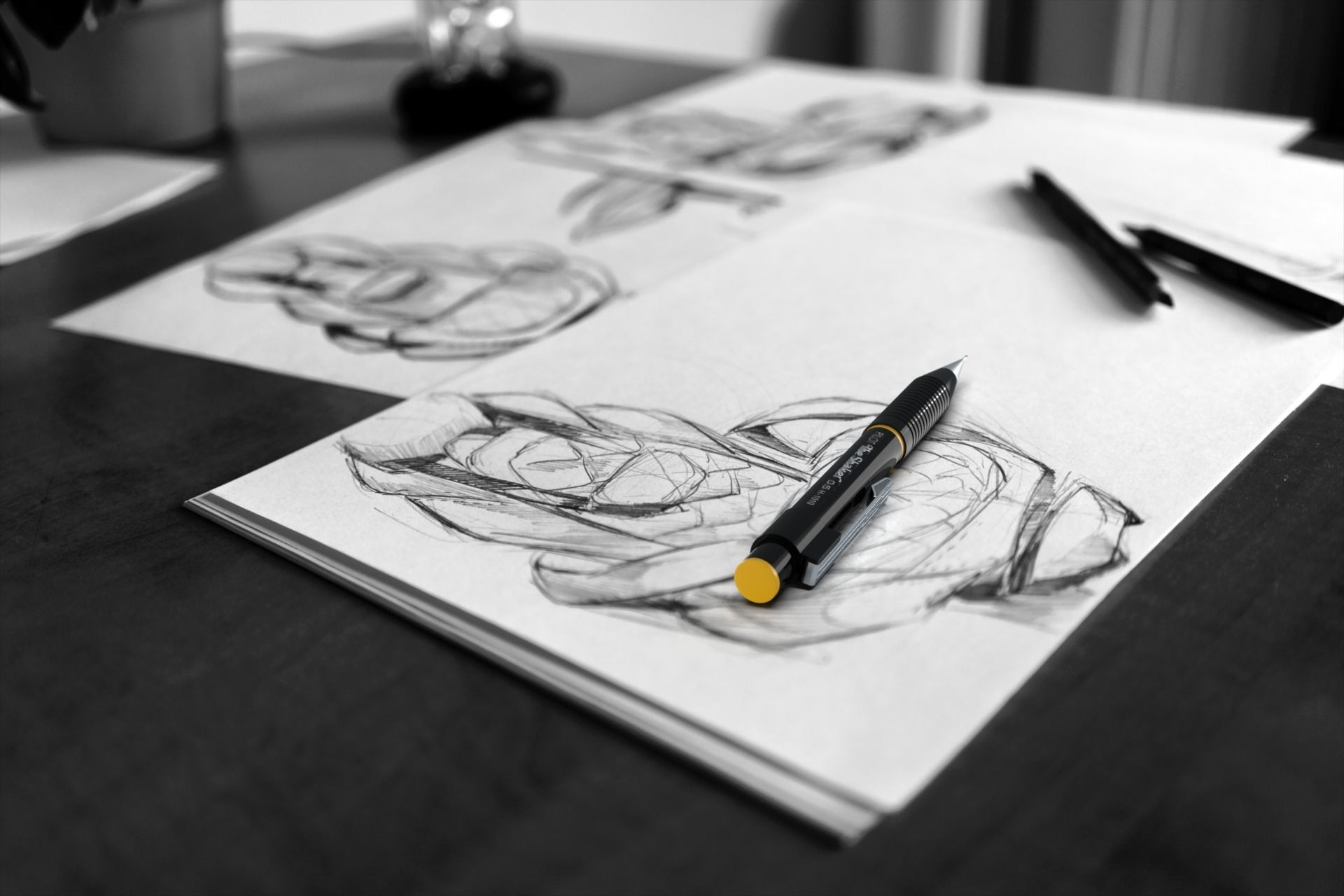 Mechanical Pencil 3D model_3