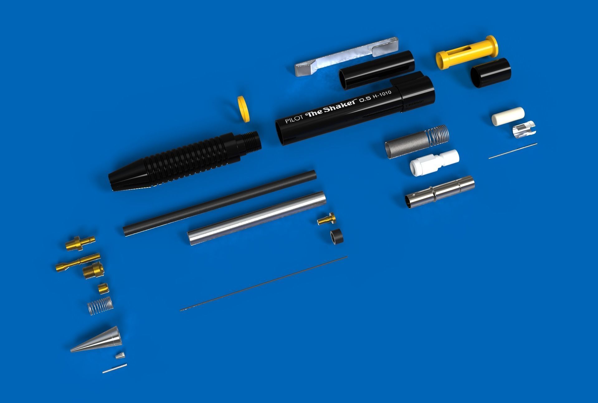 Mechanical Pencil 3D model_9