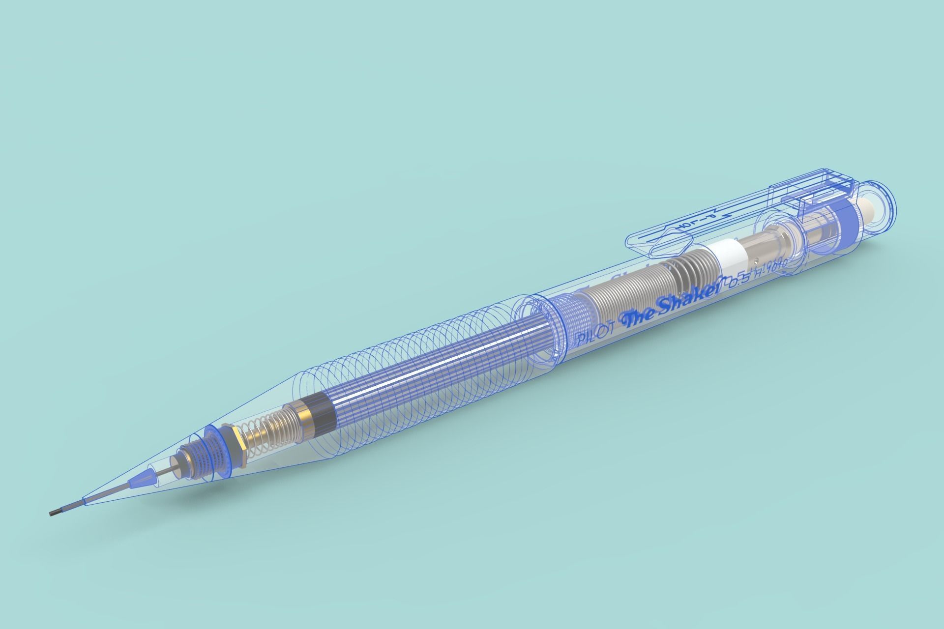 Mechanical Pencil 3D model_13