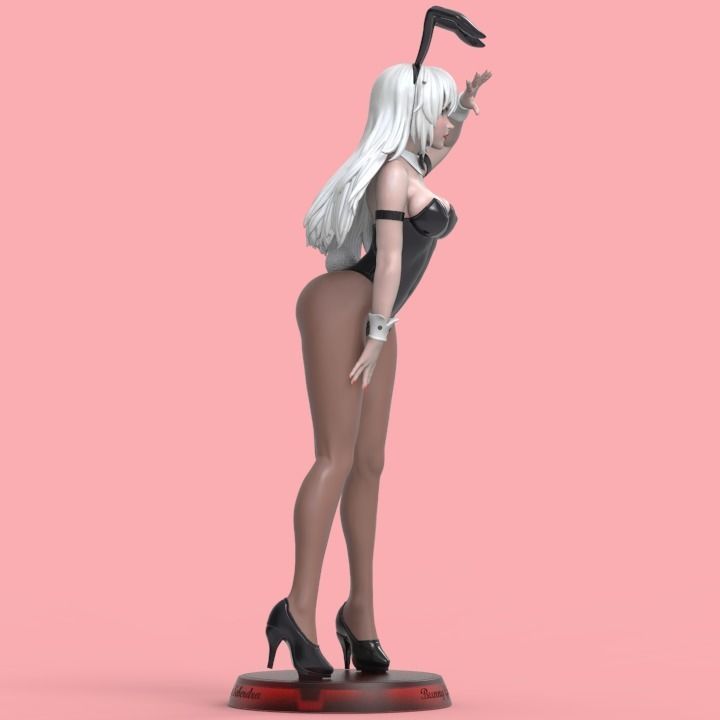 Sexy Bunny Girl STL 3D print model_3