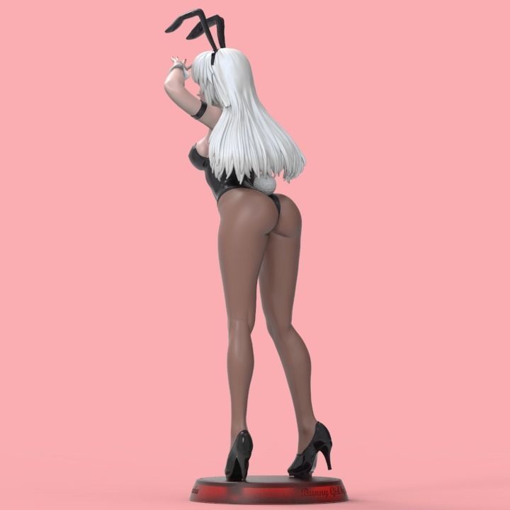 Sexy Bunny Girl STL 3D print model_6