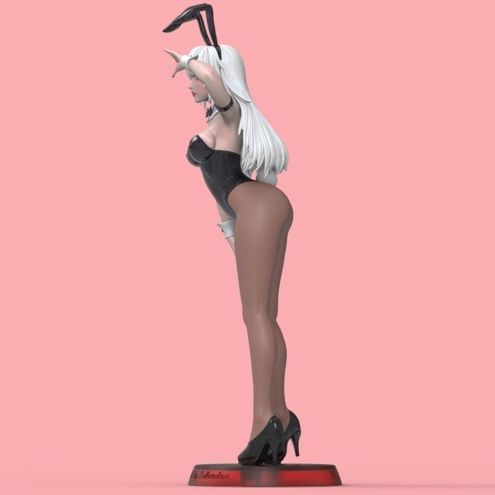 Sexy Bunny Girl STL 3D print model_7