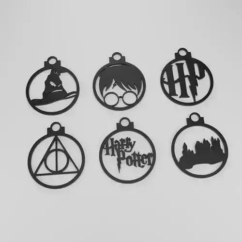 spheres christmas of harry potter 3D print model