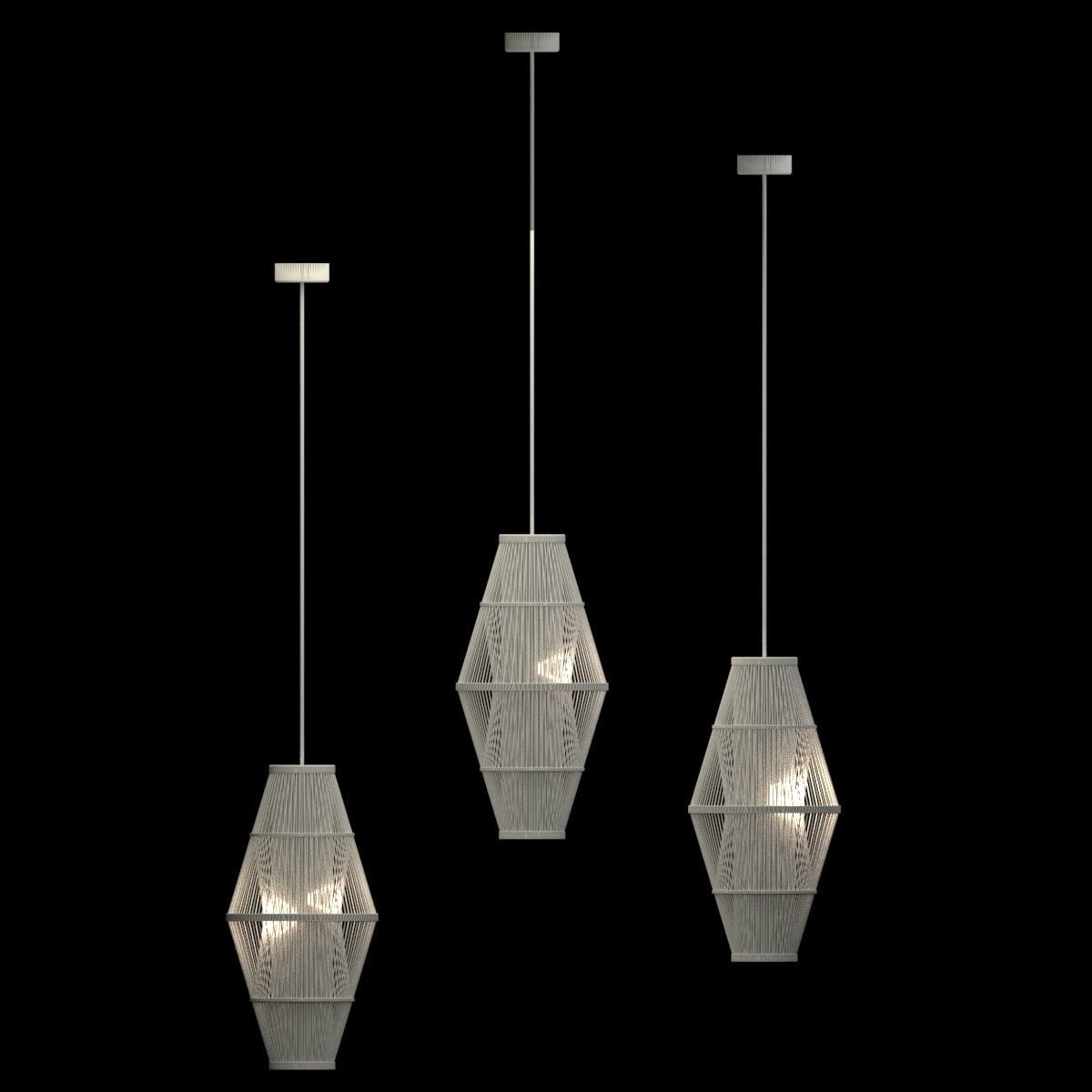 Chinese lantern 3D model_5