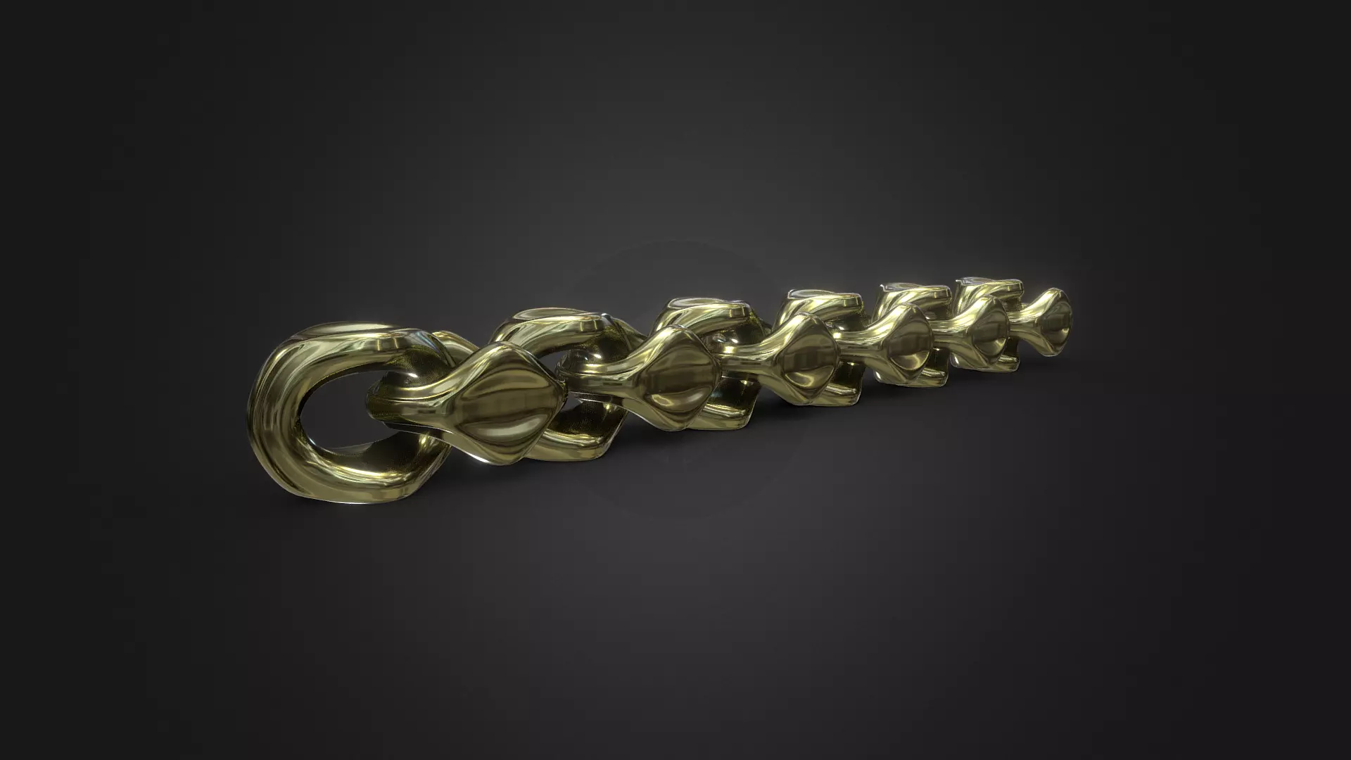 Cobra Link Jewelry 3D print model_0