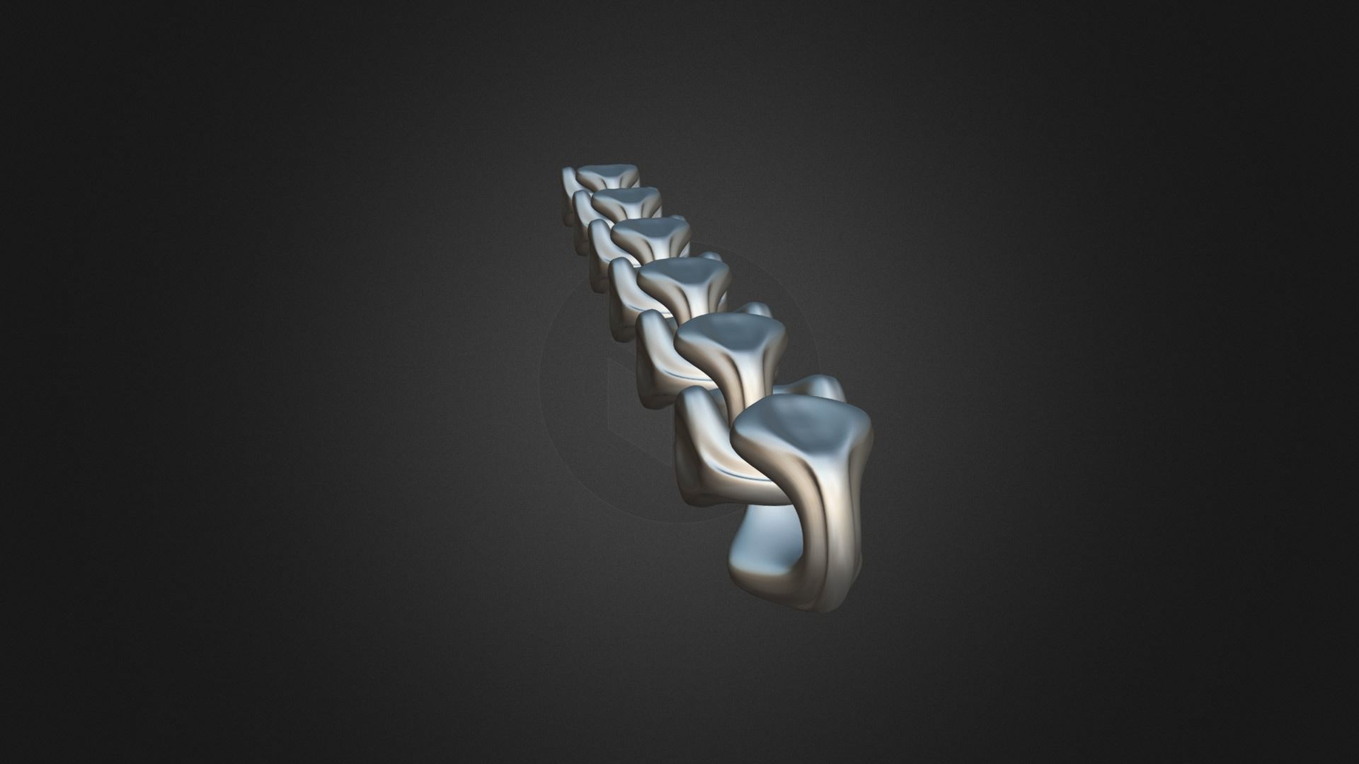 Cobra Link Jewelry 3D print model_3