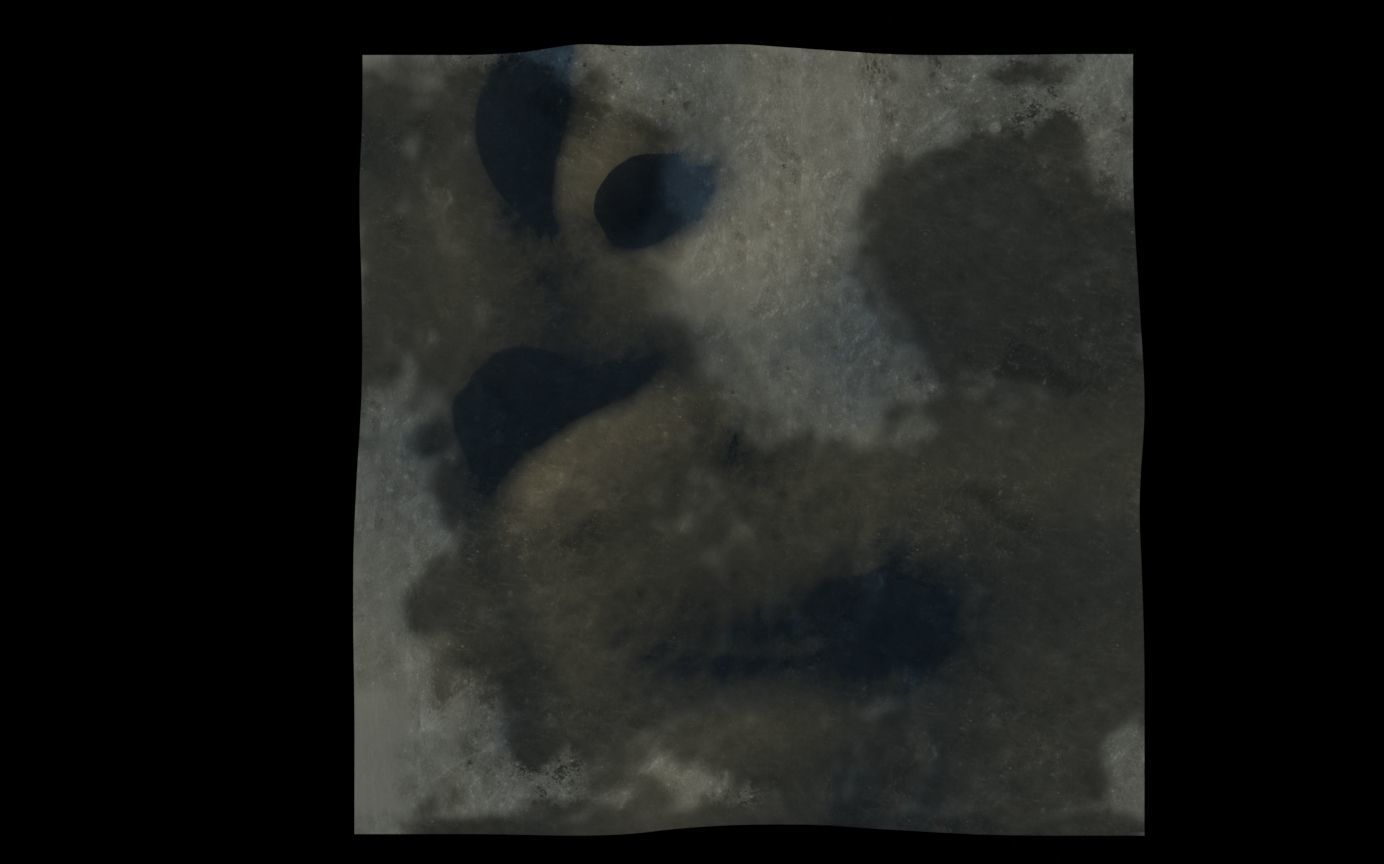 Landscape 3D model surface of moon 3D model_8