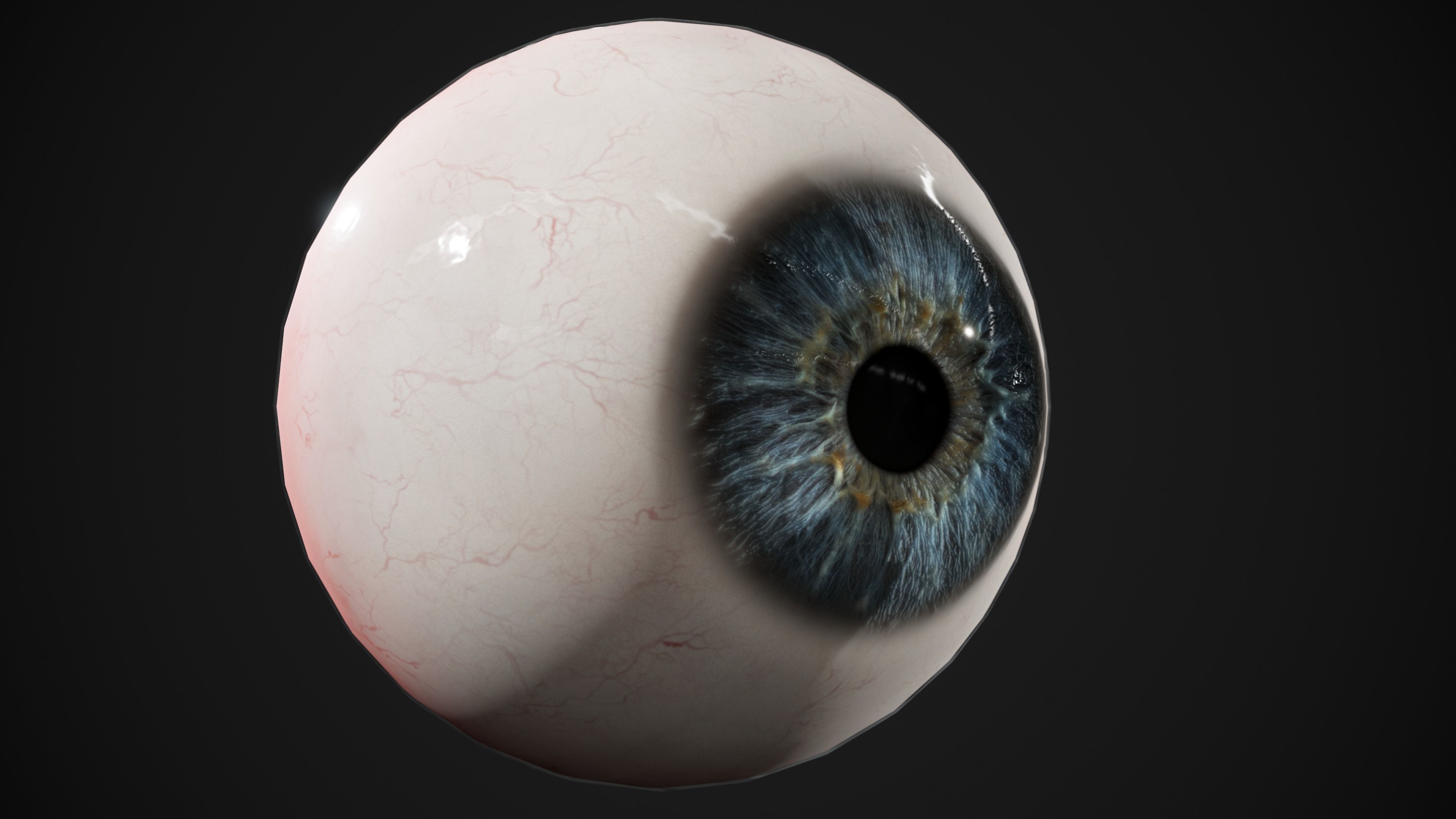 Human Eye Realtime pack Low-poly 3D model_2