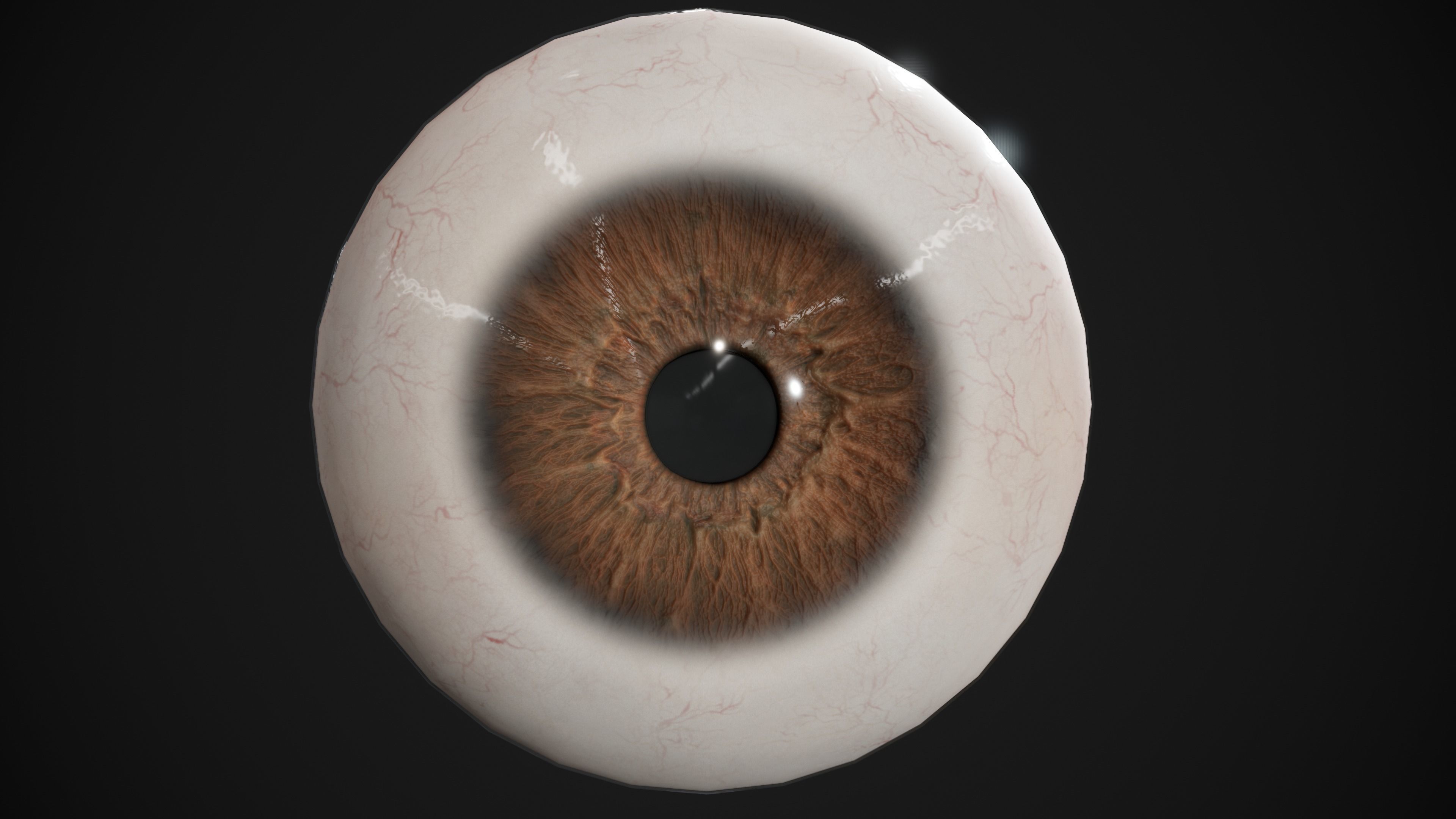 Human Eye Realtime pack Low-poly 3D model_8