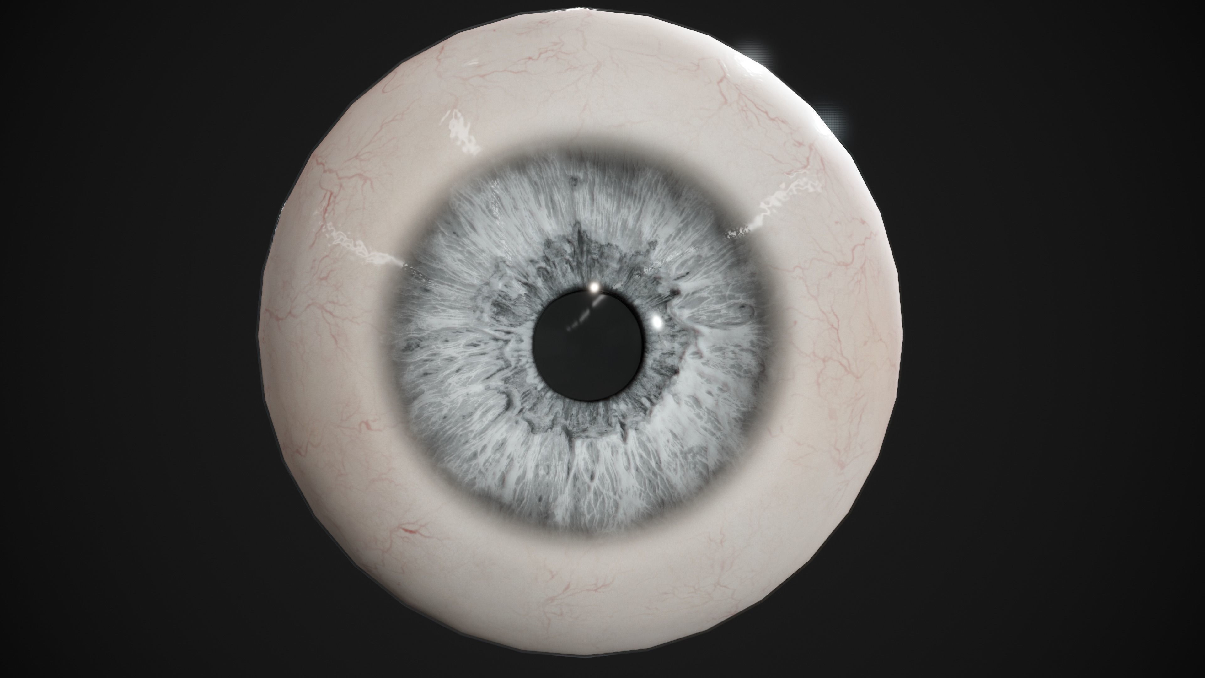 Human Eye Realtime pack Low-poly 3D model_7