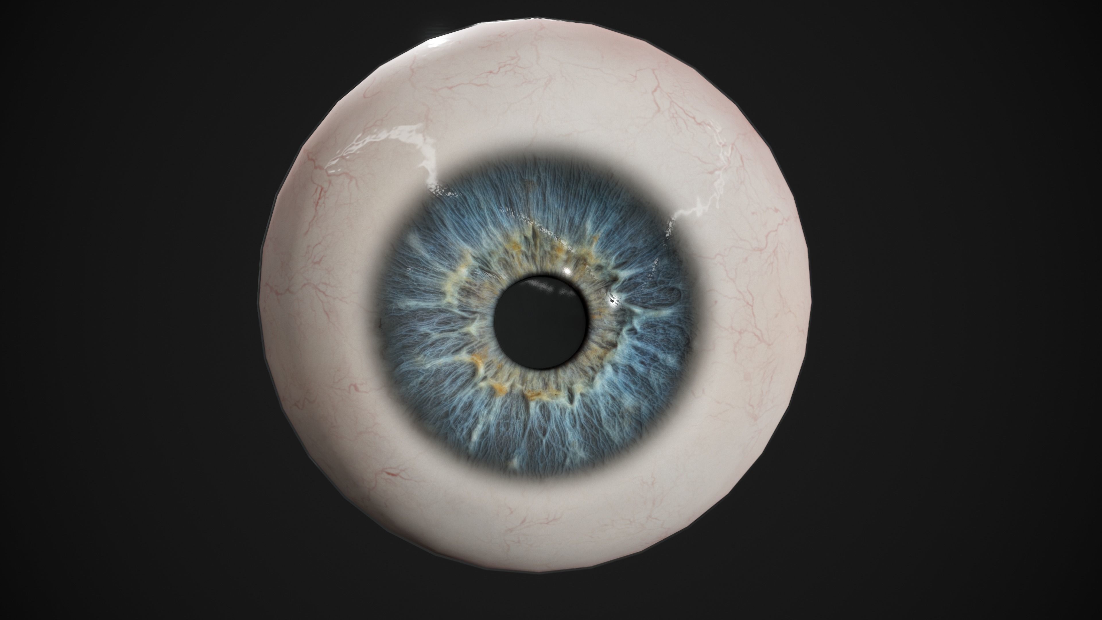 Human Eye Realtime pack Low-poly 3D model_4