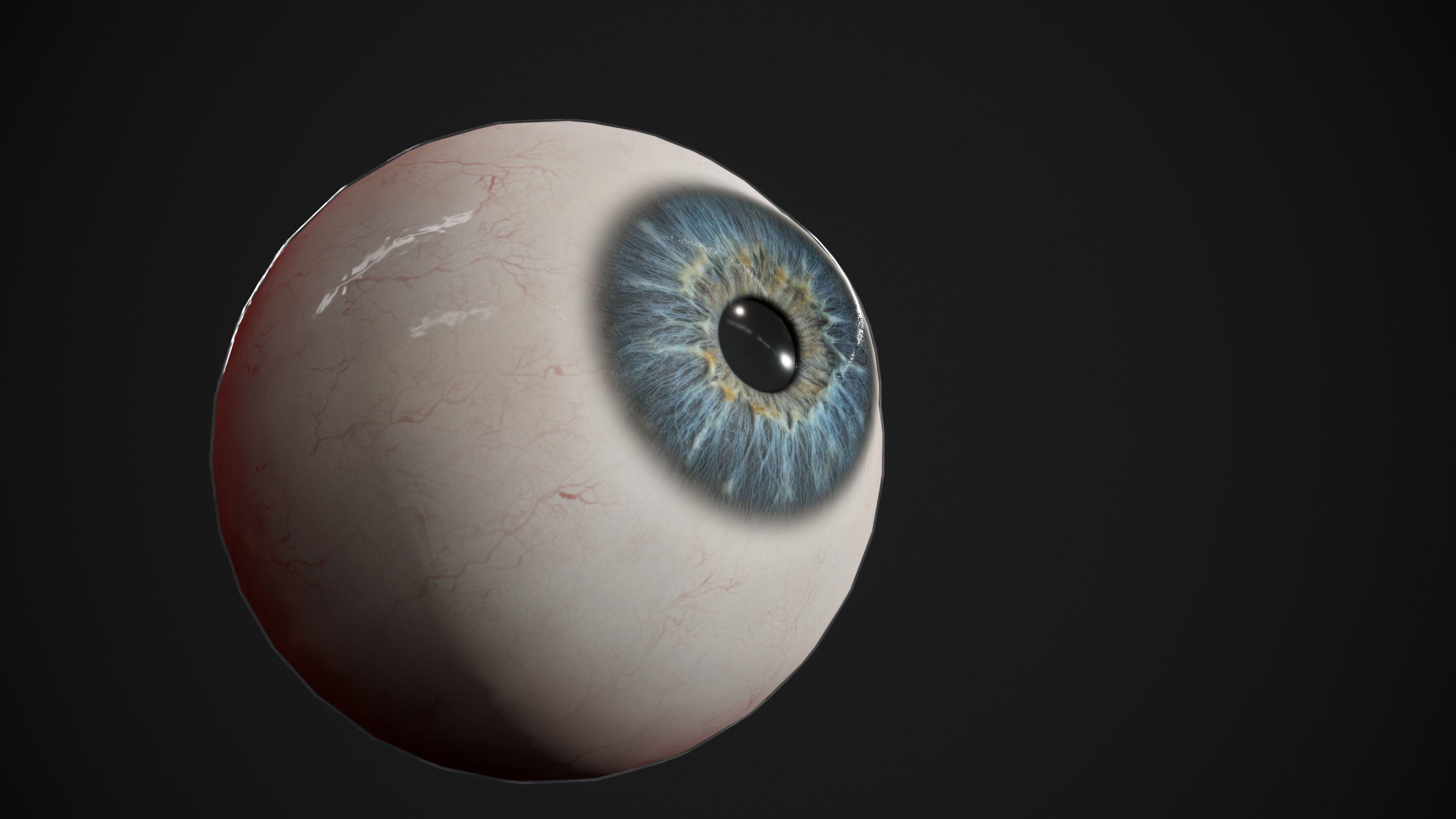 Human Eye Realtime pack Low-poly 3D model_14