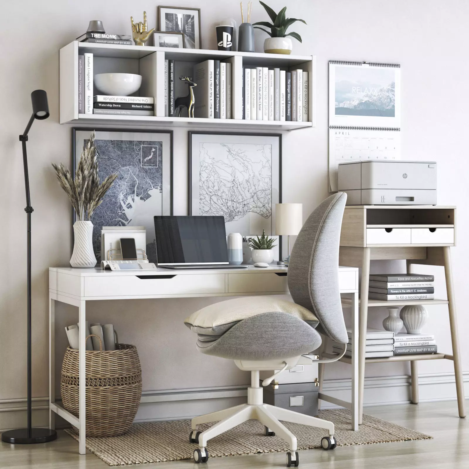 Office workplace 52 3D model
