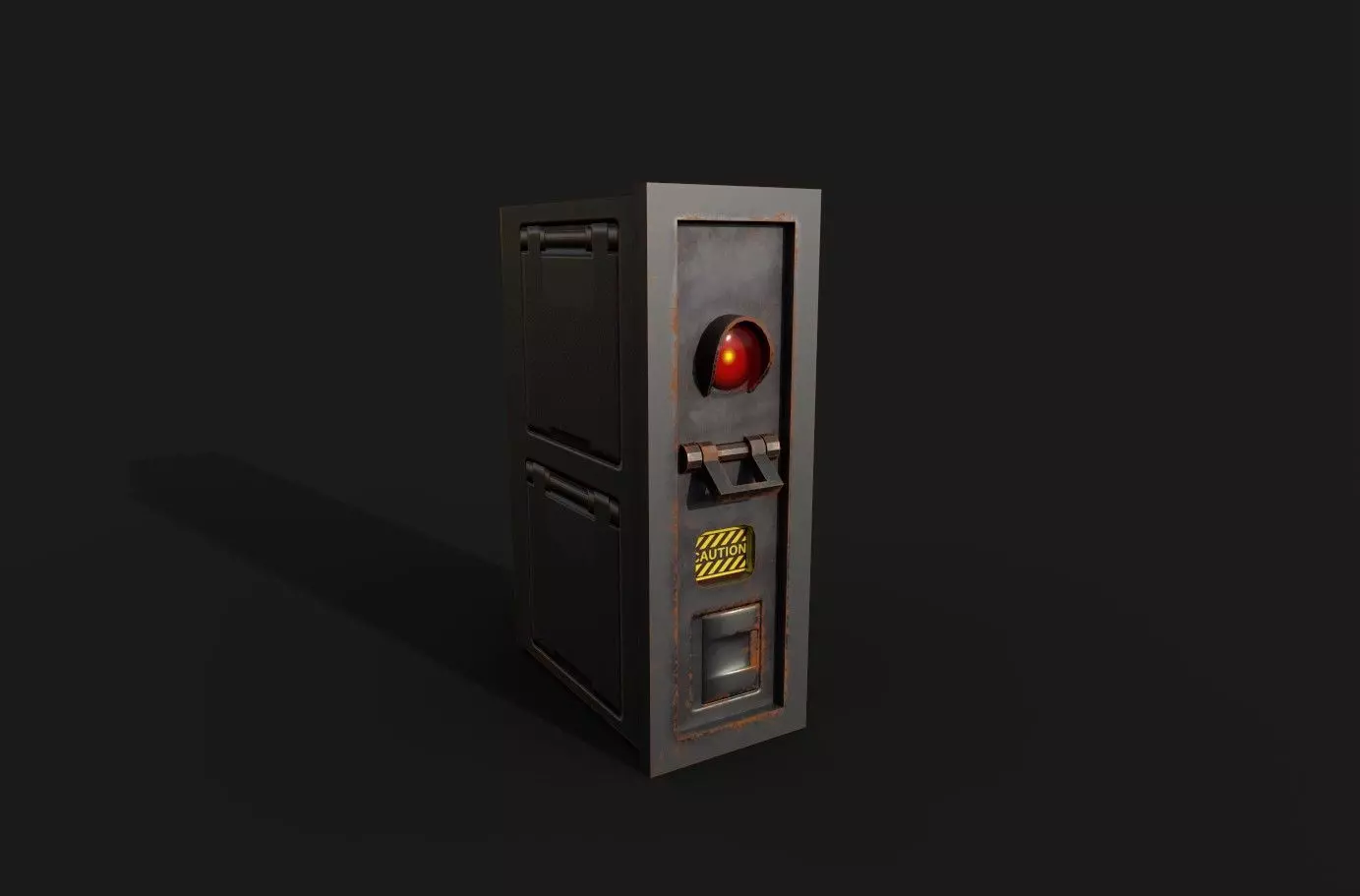 Electric Control Panel Low-poly 3D model