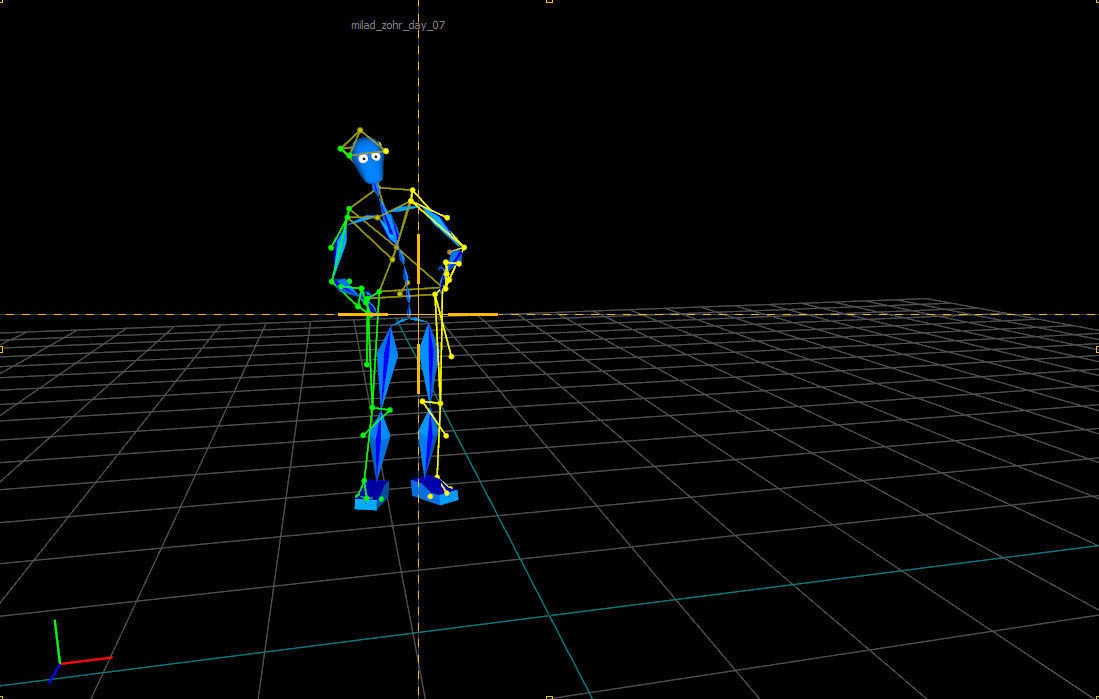 stiff arm 3D model_4