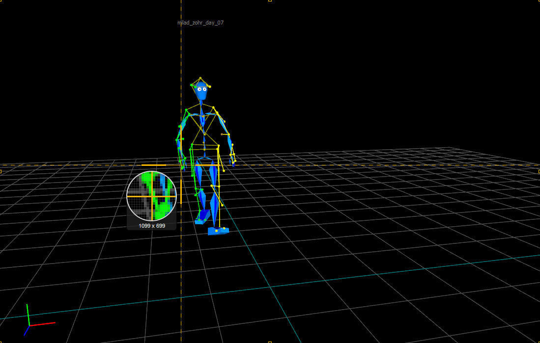 stiff arm 3D model_2