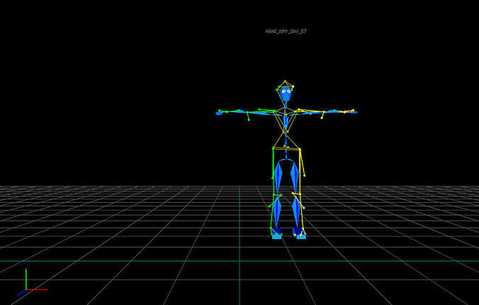 stiff arm 3D model
