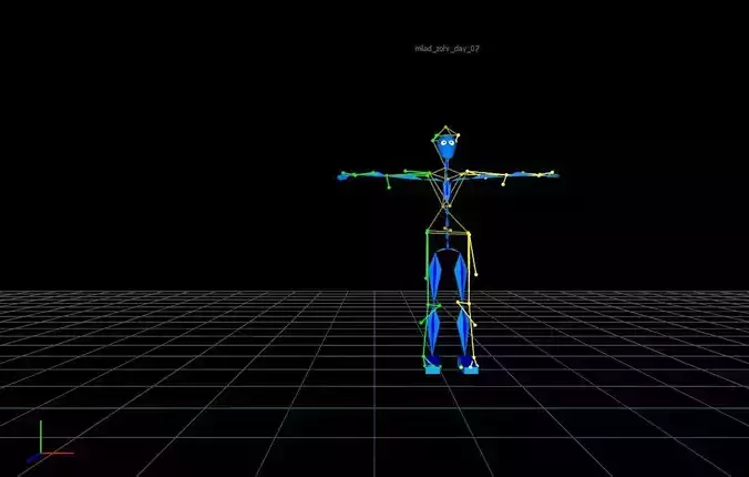 stiff arm 3D model
