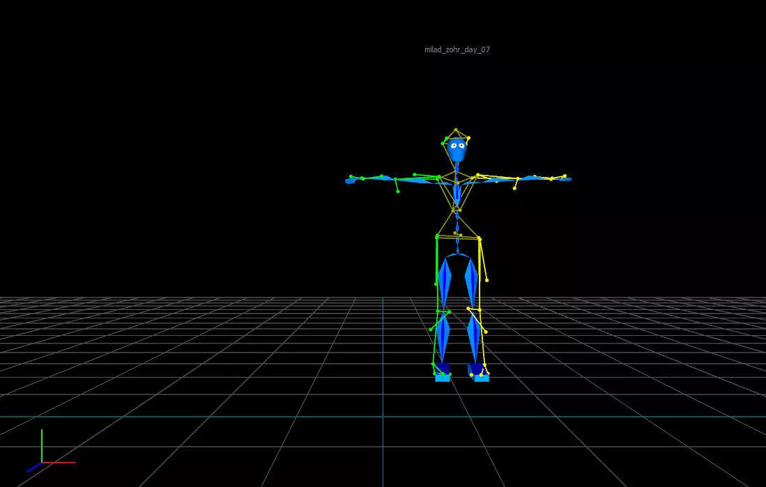 stiff arm 3D model_0