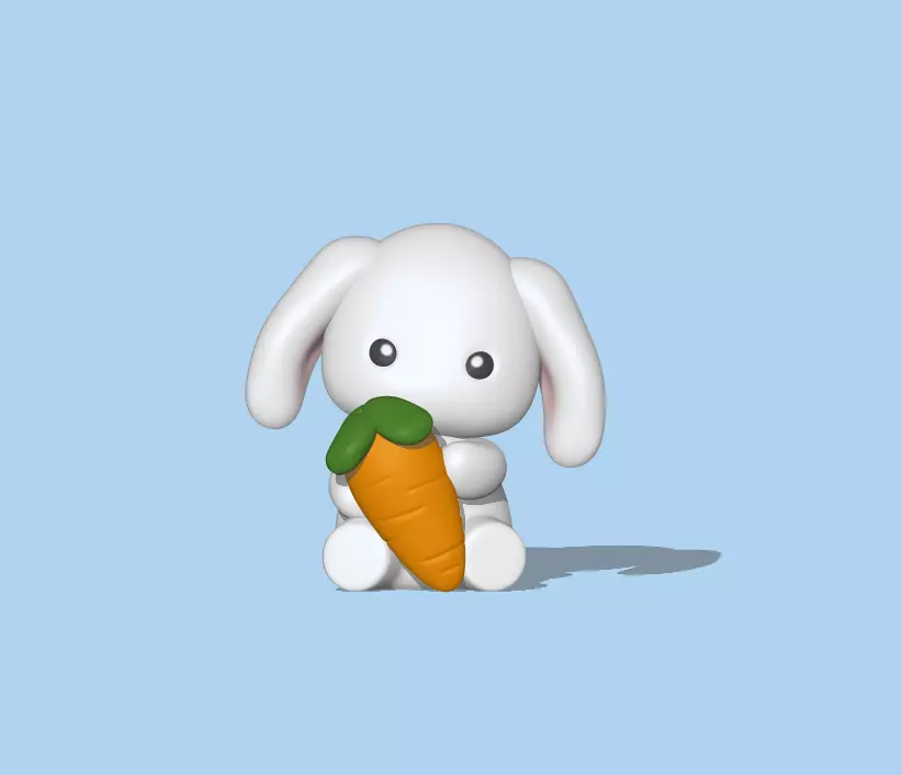 Baby Bunny 3D print model
