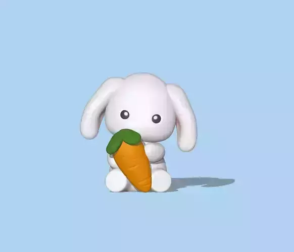  Baby Bunny  3D print model