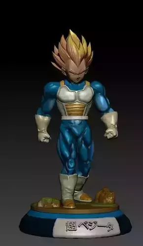 vegeta dragon ball statue