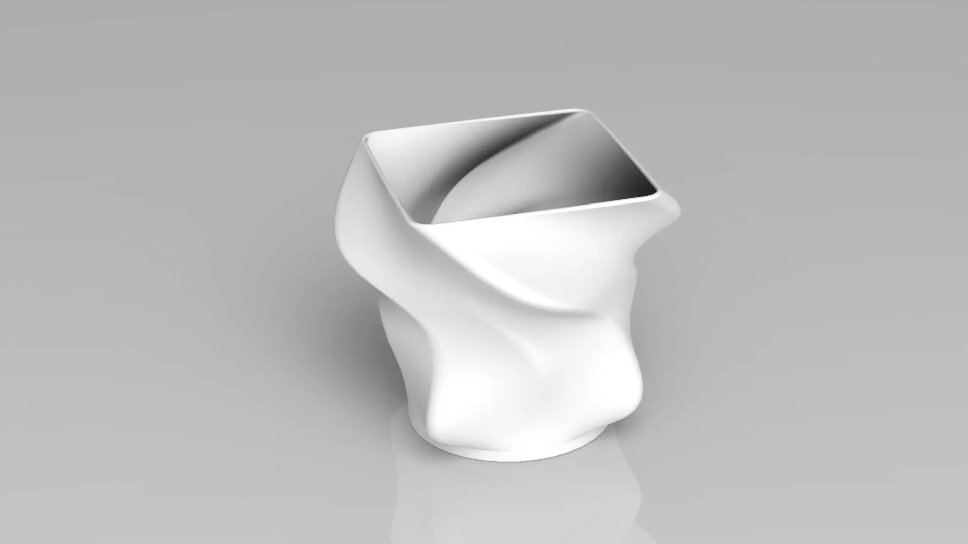 Flower pot 3D print model_0