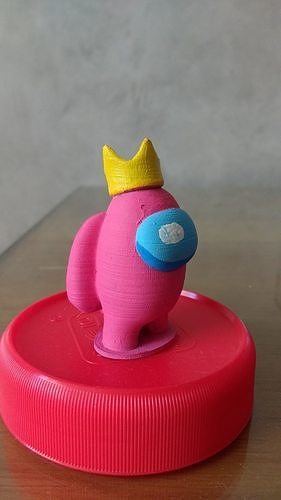 Among us king crown 3D print model