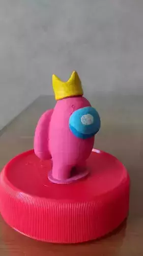 Among us king crown 3D print model