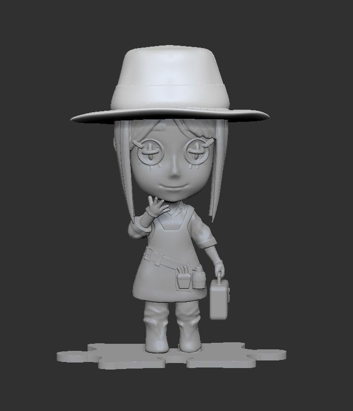 Emma Chibi ver 3D print model_2