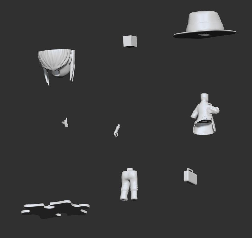 Emma Chibi ver 3D print model_5