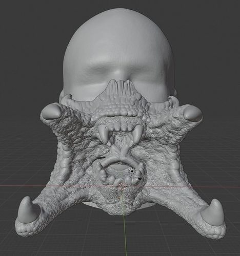 PREDATOR HALF MASK 3D print model