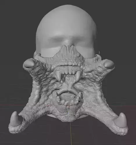 PREDATOR HALF MASK 3D print model