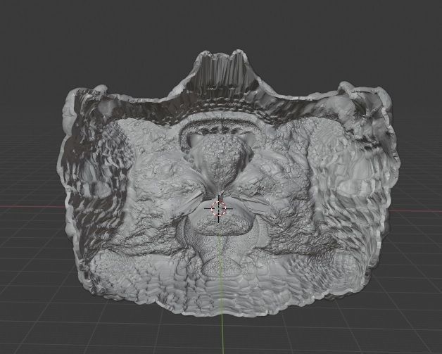 PREDATOR HALF MASK 3D print model_1