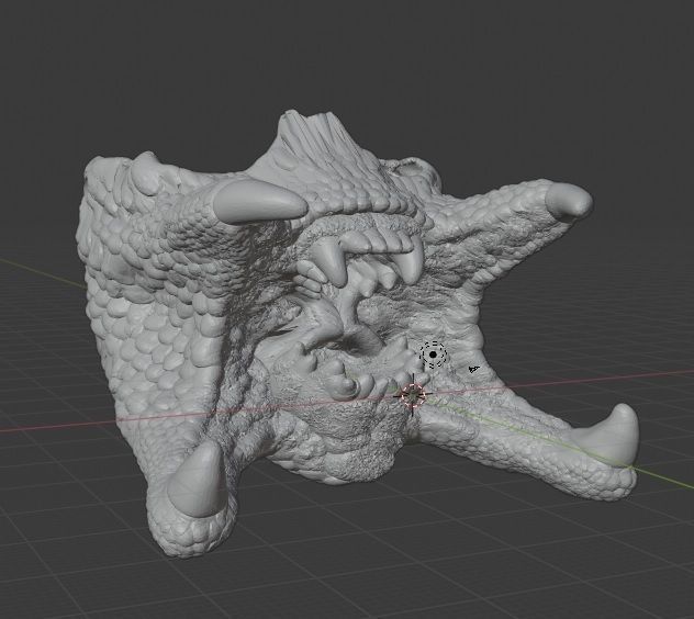 PREDATOR HALF MASK 3D print model_3