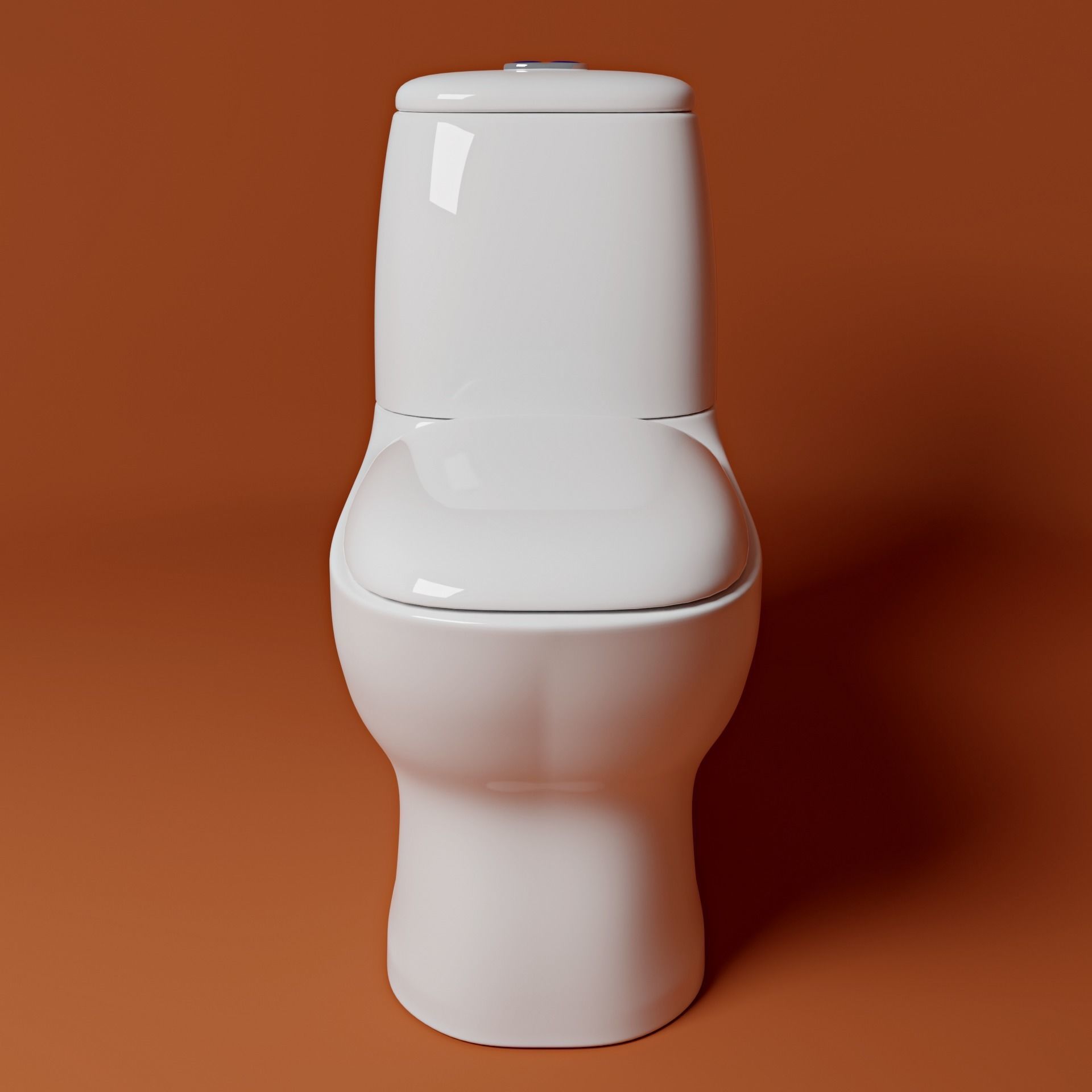 3D Toilet 3D Model 3D model_3