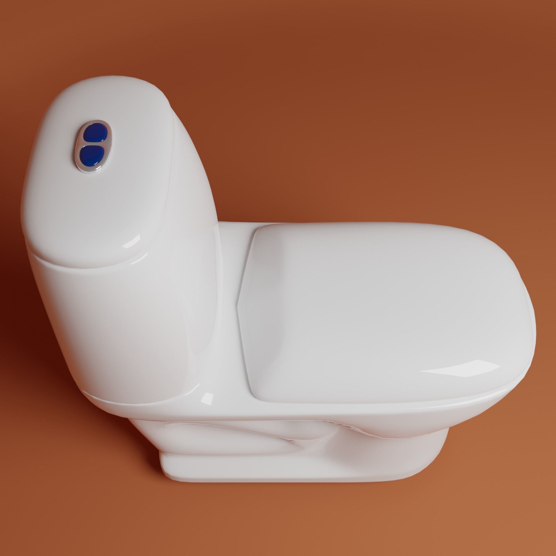 3D Toilet 3D Model 3D model_4