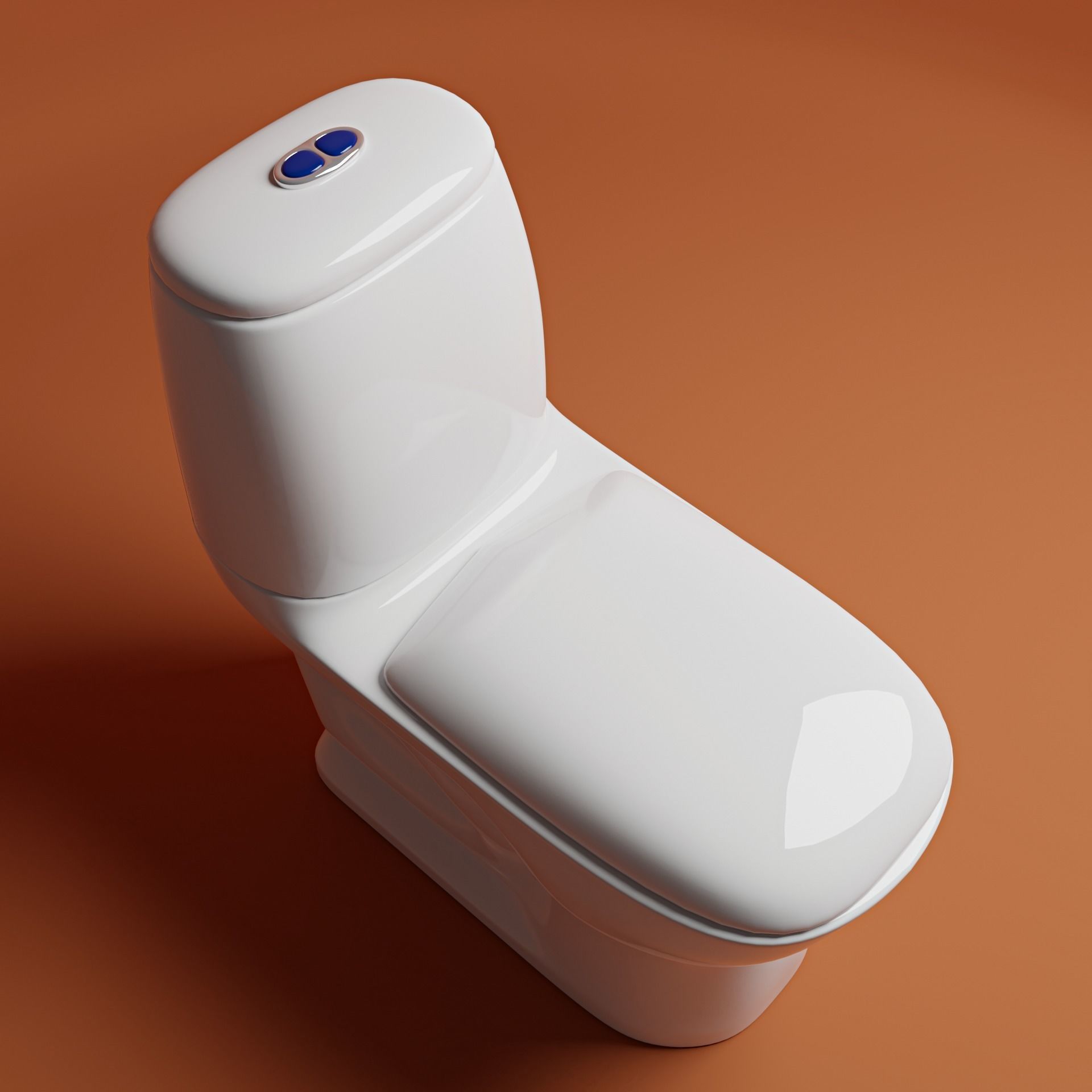 3D Toilet 3D Model 3D model_1