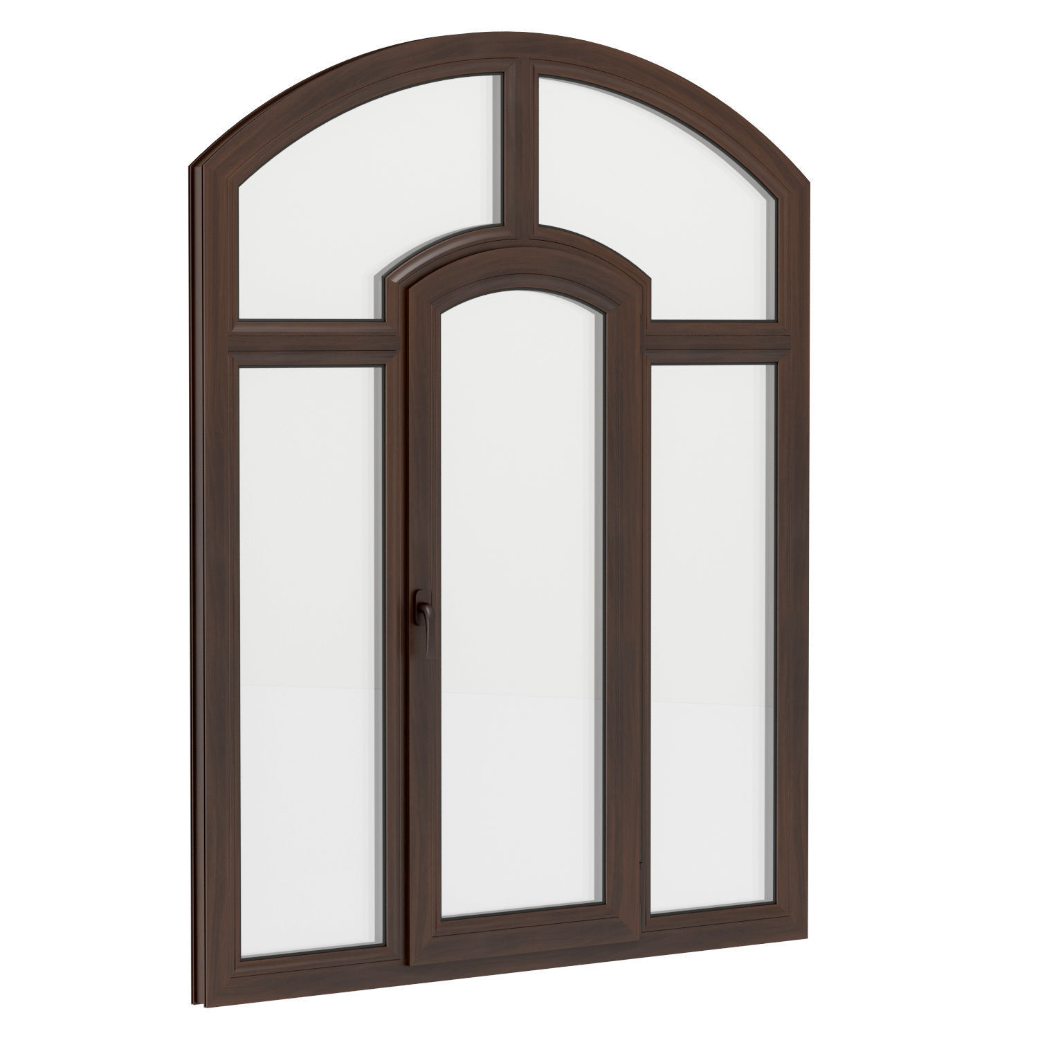 Plastic windows collection 3D model_2