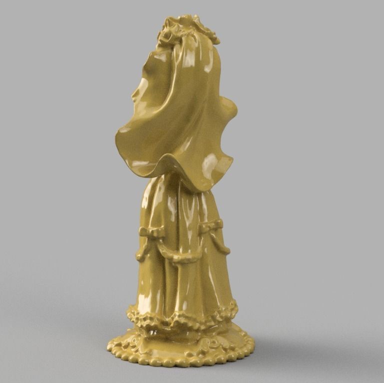 Angel girl 3d printing 3D print model_1