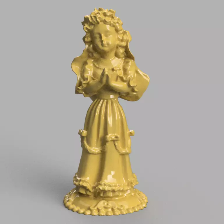 Angel girl 3d printing 3D print model_0