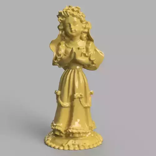 Angel girl 3d printing