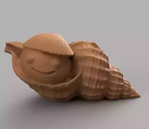 Mister coquillage fun 3d printing  3D print model